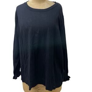 Lori Felt Round Neck‎ Long Sleeve Sweater - Women's 3X